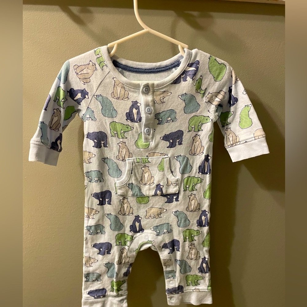 Janie and Jack long sleeve romper.